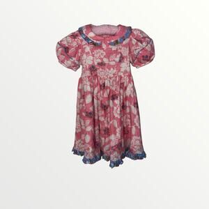 Vintage Mousefeathers Neiman Marcus girls toddler dress Sz 4 EUC
